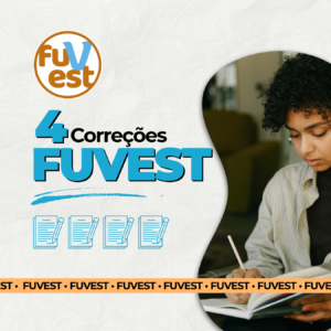 Pacote com 4 Correções de Redação FUVEST