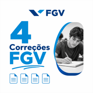 Pacote com 4 Correções de Redação FGV